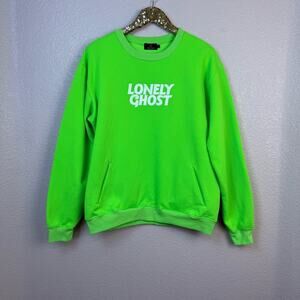 Lonely Ghost • Neon Green Sweater